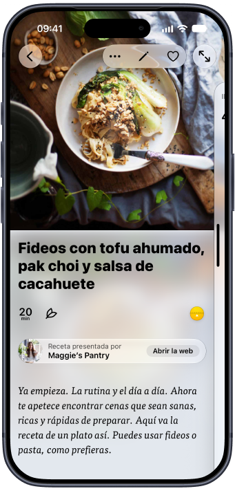 Una receta vegetal de noodles abierta en Plantry