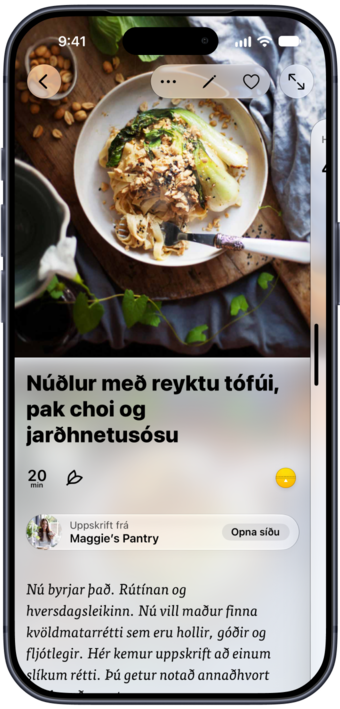 Núðluuppskrift úr jurtaríkinu opin í Plantry